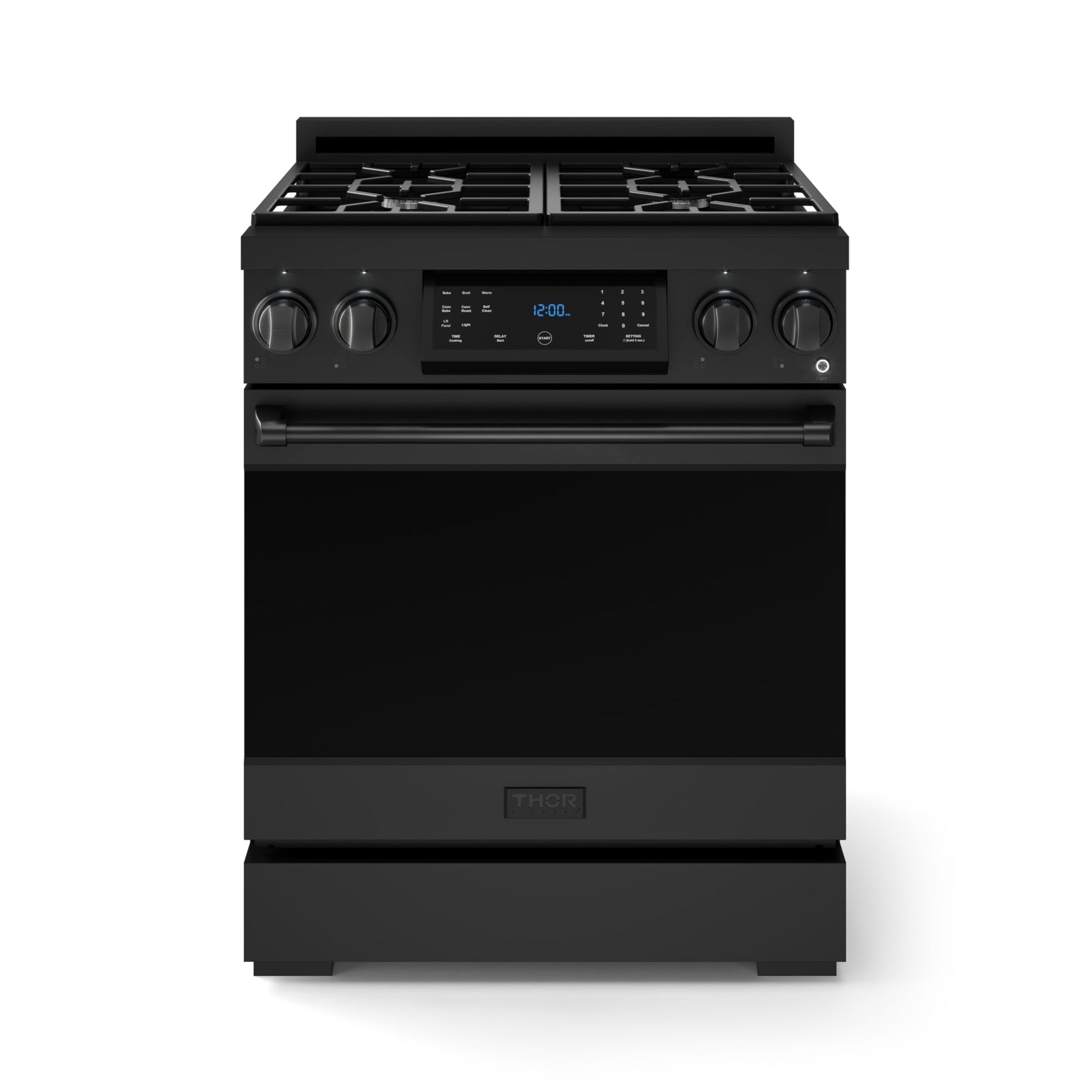 Thor Kitchen RSG30PBLP 30 Inch Professional Liquid Propane With Precision Knob Control In Black