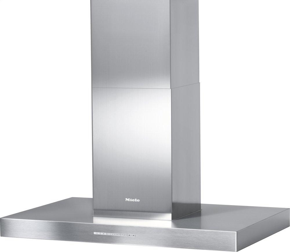 Miele DA6596DSS Da 6596 D Puristic Canto Stainless Steel - Island DéCor Hood With Energy-Efficient Led Lighting And Backlit Controls For Easy Use.