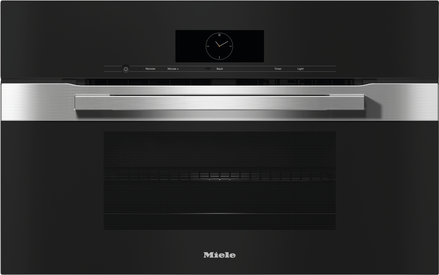 Miele H7870BMCTS H 7870 Bm Clean Touch Steel - 30" Compact Speed Oven In A Perfectly Combinable Design With Automatic Programs And Roast Probe.