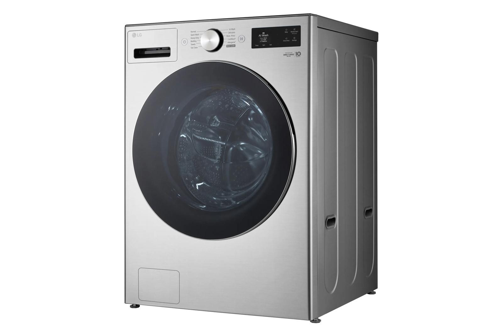 Lg WM5800HVA 5.0 Cu. Ft. Mega Capacity Smart Front Load Washer With Turbowash® 360(Degree), Built-In Intelligence And Hybrid Electronic Controls With Lcd Display
