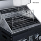 Forno FODKT2568BLK Forno All Aperto 99,600 Btu Outdoor Kitchen, 5 Burners, Infrared Burners, Side Burner, Black Sintered Stone Countertops, Gas Pizza Oven, Sink Module, Bar & Beverage Center