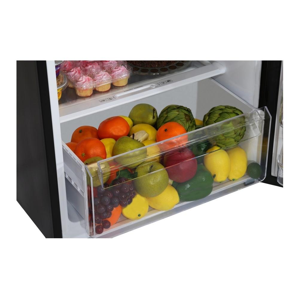Verona VEFTF2412RBK Verona Veftf2412Rbk 24 Inch Top Freezer Refrigerator With 12 Cu. Ft. Total Capacity, Reversible Doors, Recessed Handle, Energy Star (Black)