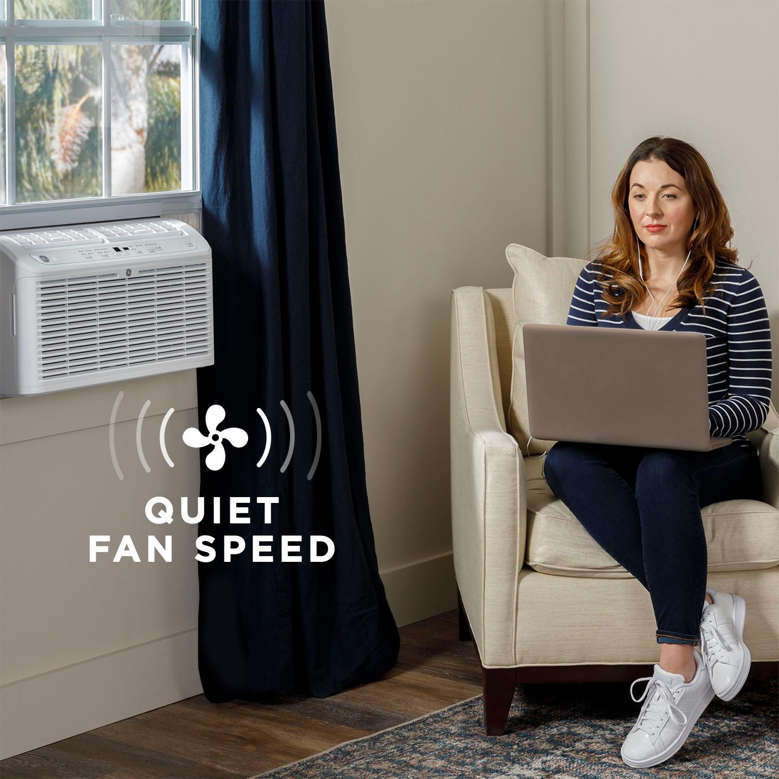 Ge Appliances AHEL08BB Ge® 8,000 Btu Ultra Quiet Window Air Conditioner For Medium Rooms Up To 350 Sq. Ft.