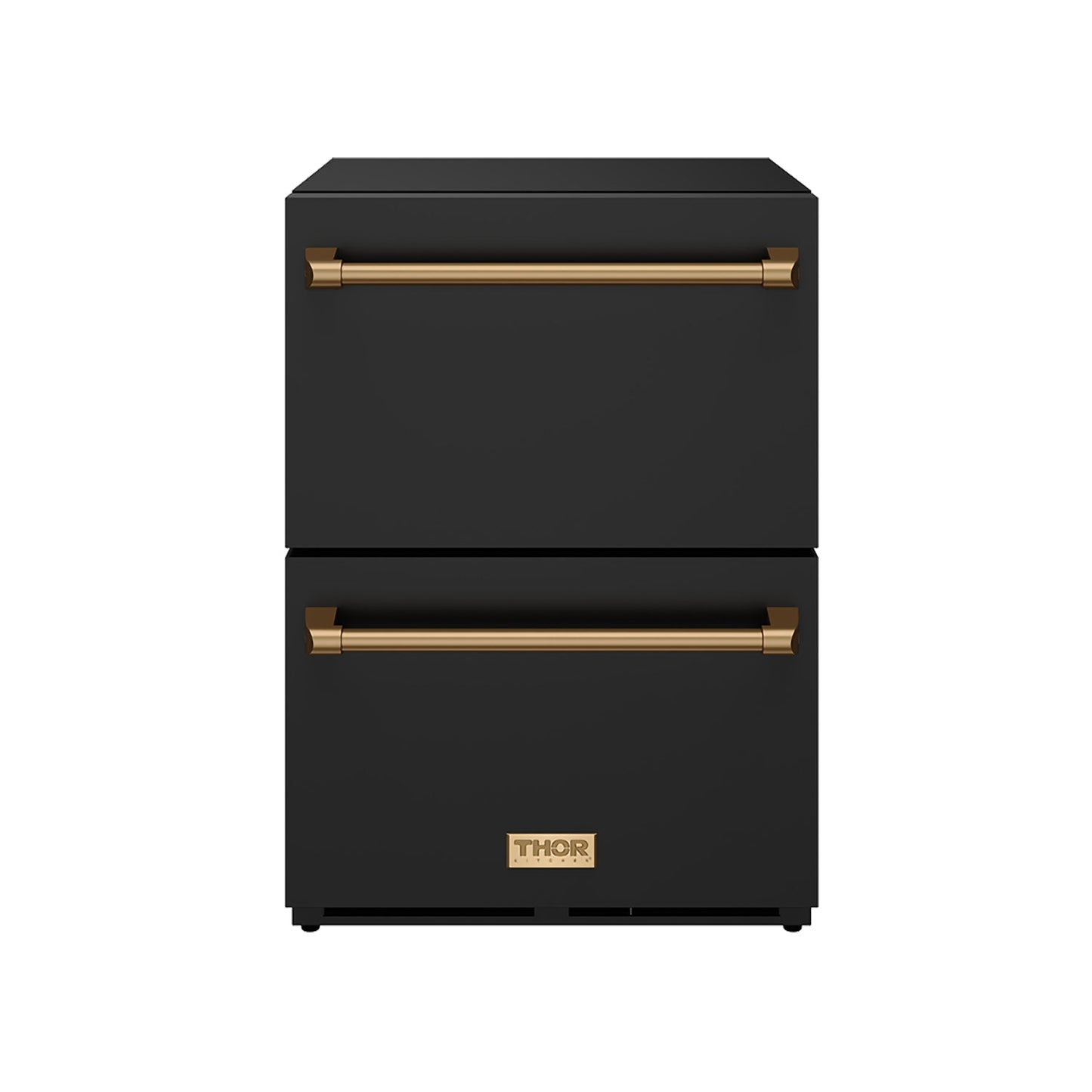 Thor Kitchen RF24UBBRZ 24 Inch Undercounter Built-In Or Freestanding Drawer Refrigerator - Black/Bronze Gordon Ramsay Series