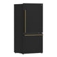 Forno FFFFD178531BLK Forno Milano Espresso 31-Inch Bottom Freezer Refrigerator, Black, 17.2 Cu.Ft Capacity, Energy Efficient