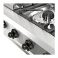 Ilve UHCP48FNSSBLP Ilve Uhcp48Fnssblp Nostalgie Ii 48 Inch Built-In Gas Rangetop With Griddle, In Stainless Steel (Liquid Propane, Burnished)