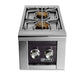 Lynx LSB22OBNG Built-In Double Side Burners - Obsidian