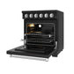 Thor Kitchen RSE30PBSS 30 Inch Professional Electric Range With Precision Knob Control In Black And Stainless Steel Gordon Ramsay Series