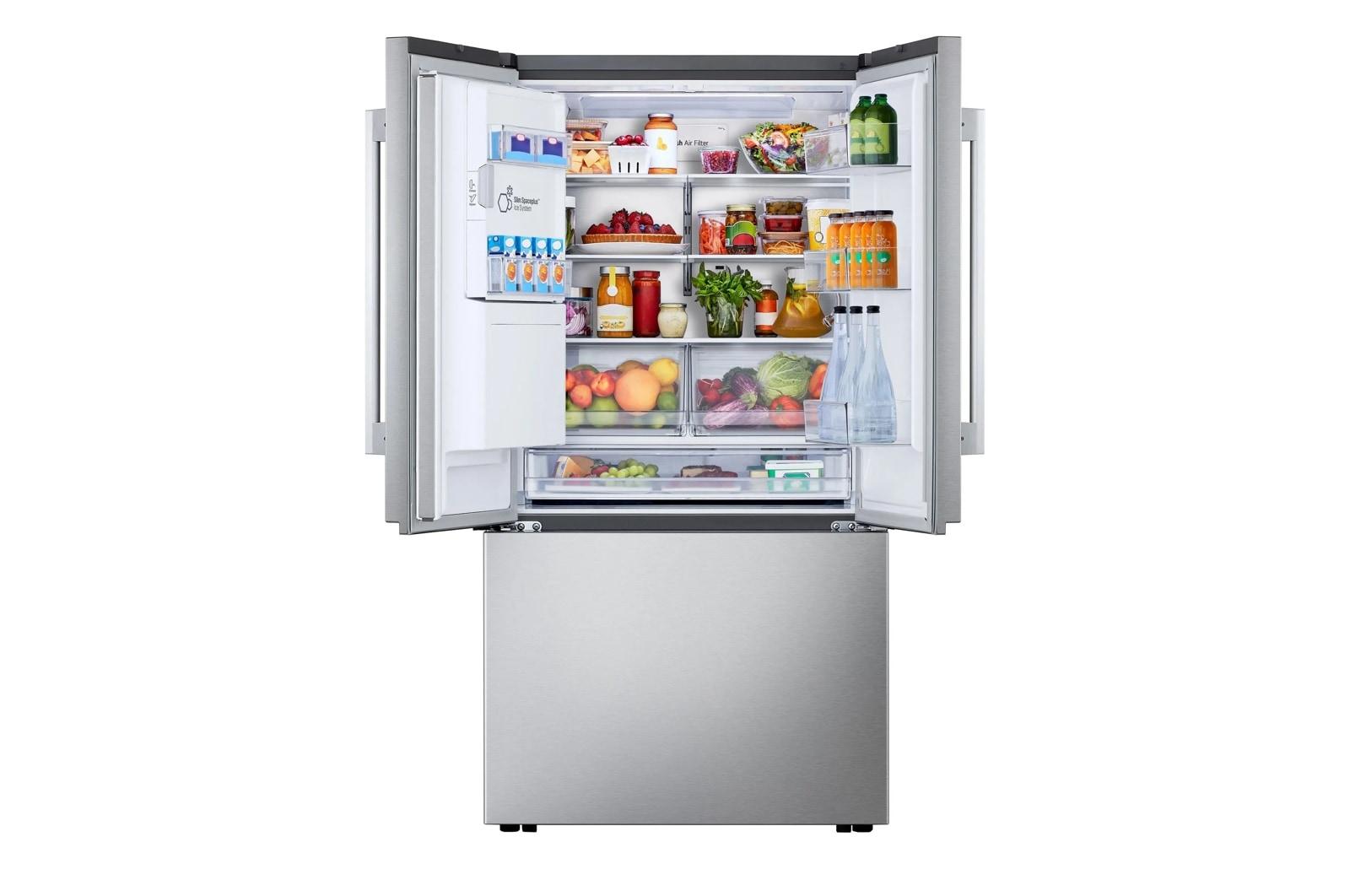 Lg LF24Z6330S 24 Cu. Ft. Counter-Depth Max&#8482; With Zero Clearance&#8482; 3-Door French Door Refrigerator