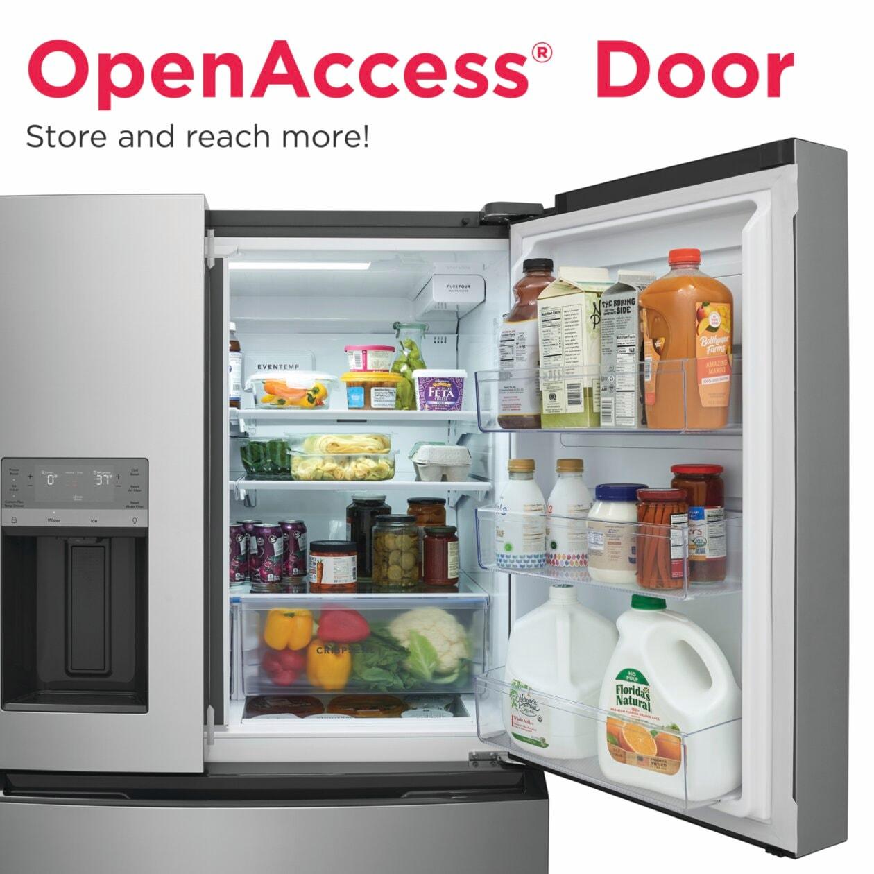 Frigidaire FRMS2733AV 26 Cu. Ft. Standard-Depth 4-Door French Door Refrigerator