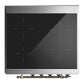 Ilve UMIB30NR3MGB Ilve Umib30Nr3Mgb Majestic Iii 30 Inch Induction Range With 4 Elements, 4 Cu. Ft. Oven Capacity (Triple Glass Door, Graphite Matte, Burnished)