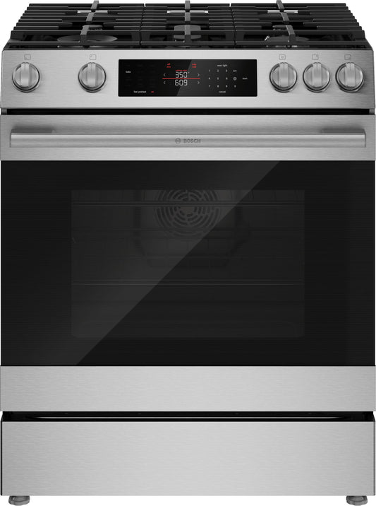 Bosch HGF3050MUC 100 Series, Freestanding Gas Cooker, Stainless Steel