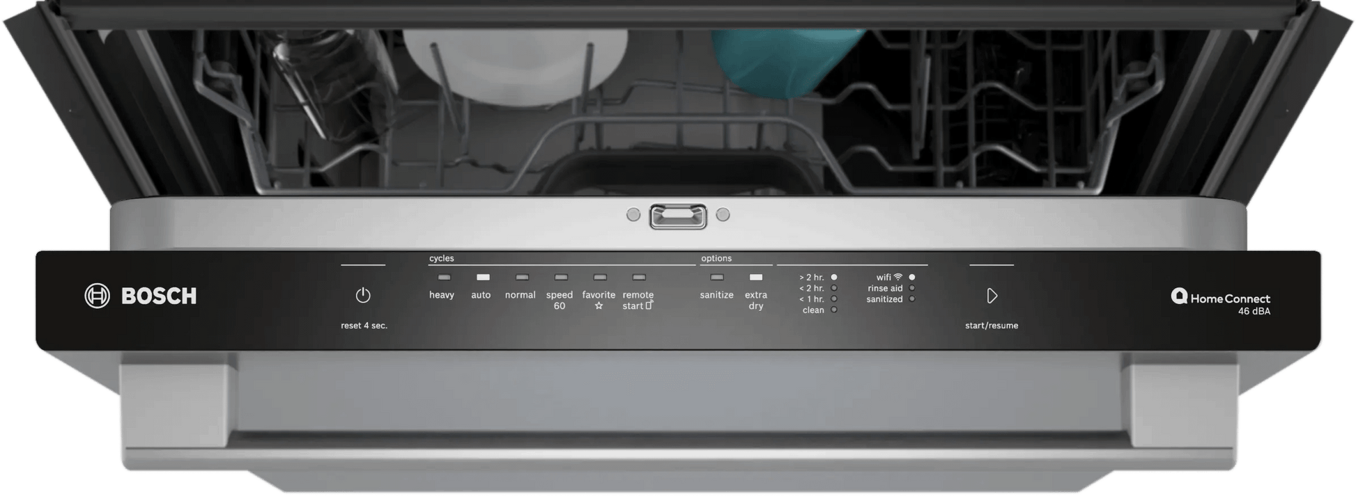 Bosch SHX53DM5N 300 Series, Built-Under Dishwasher, 24'', Brushed Steel Anti-Fingerprint