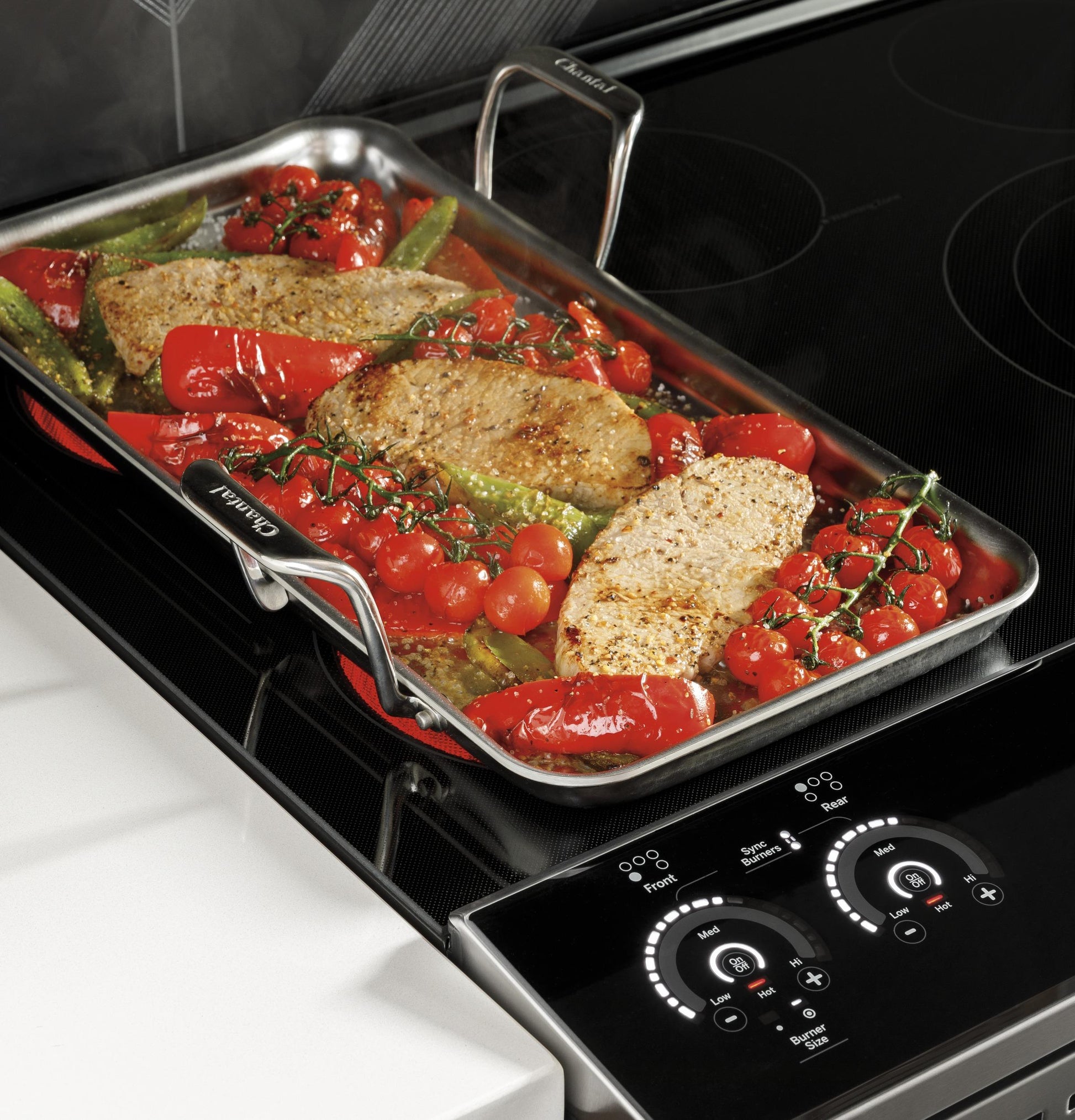 Ge Appliances PHS93EYPFS Ge Profile™ Energy Star 30" Smart Slide-In Fingerprint Resistant Front-Control Induction And Convection Range With No Preheat Air Fry