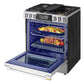 Lg LSGU6339X Lg Signature 6.3 Cu. Ft. Smart Gas Slide-In Range With Dynamic Probake Convection®, Air Fry, Air Sous Vide, Pizza Mode And Ai Gourmet Camera