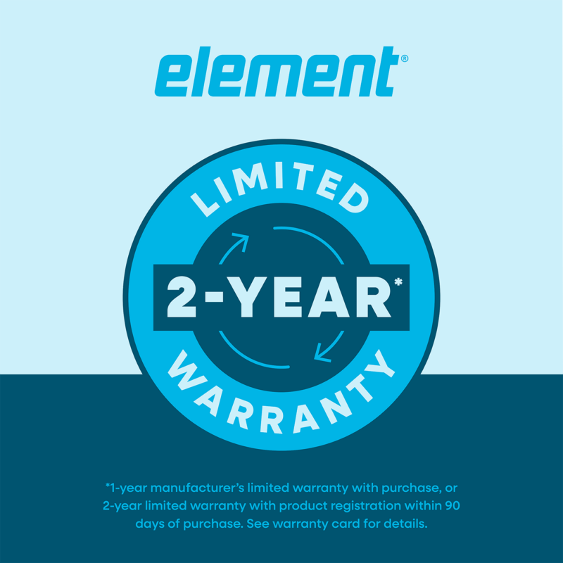 Element Appliance EWD24BES Cellara By Element 24 In., 46 Bottle Dual-Zone Wine Cooler - Stainless Steel