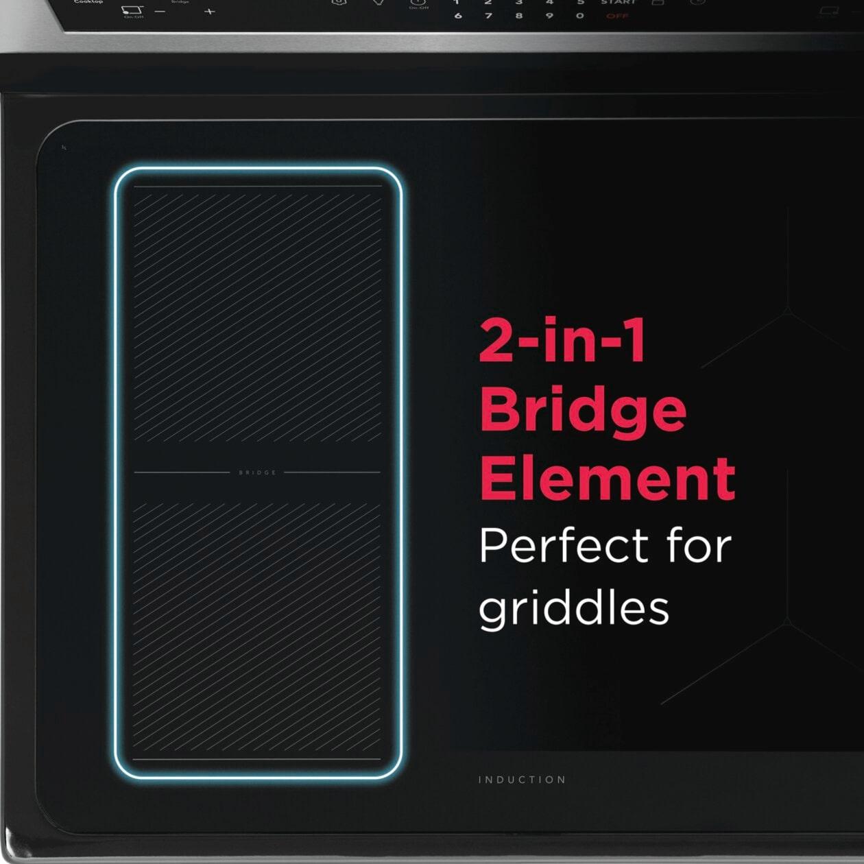 Frigidaire GCRI3060BF 30" Freestanding Induction Range With Total Convection