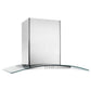Jennair UXW6530BSS 30-Inch Convertible Wall-Mount 400-Cfm Glass Canopy Hood