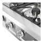 Ilve UHCP48FSSLP Ilve Uhcp48Fsslp Professional Plus Ii 48 Inch Built-In Gas Rangetop With Griddle, In Stainless Steel (Liquid Propane)