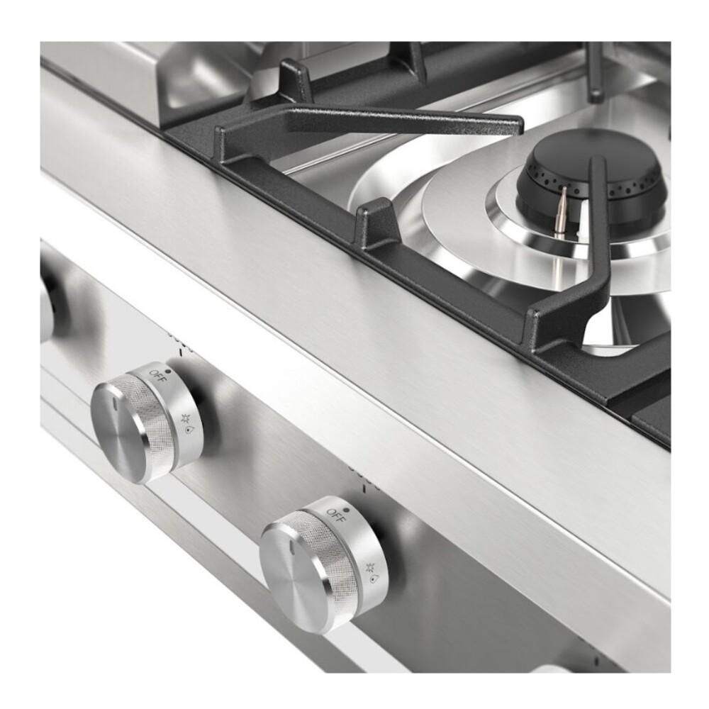 Ilve UHCP48FSSLP Ilve Uhcp48Fsslp Professional Plus Ii 48 Inch Built-In Gas Rangetop With Griddle, In Stainless Steel (Liquid Propane)
