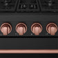 Thor Kitchen RSG30PBLPRSG 30 Inch Professional Liquid Propane With Precision Knob Control In Black/Rose Gold