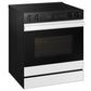 Samsung NSE6DB850012 Bespoke 6.3 Cu. Ft. Smart Slide-In Electric Range With Air Sous Vide & Air Fry In White Glass