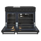 Thor Kitchen LRG4807UB 48 Inch Professional Gas Range In Black