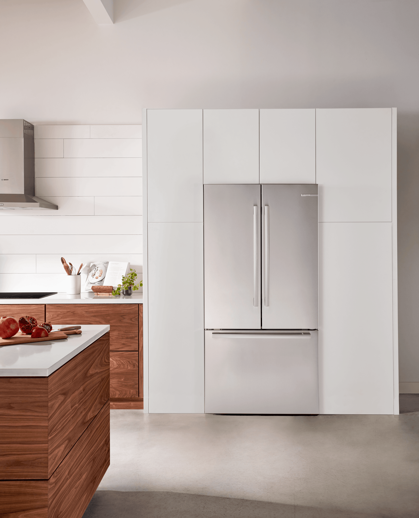 Bosch B36CT84SNS 800 Series, French Door Bottom Freezer, Multi Door, 36'', Brushed Steel (With Anti-Fingerprint)