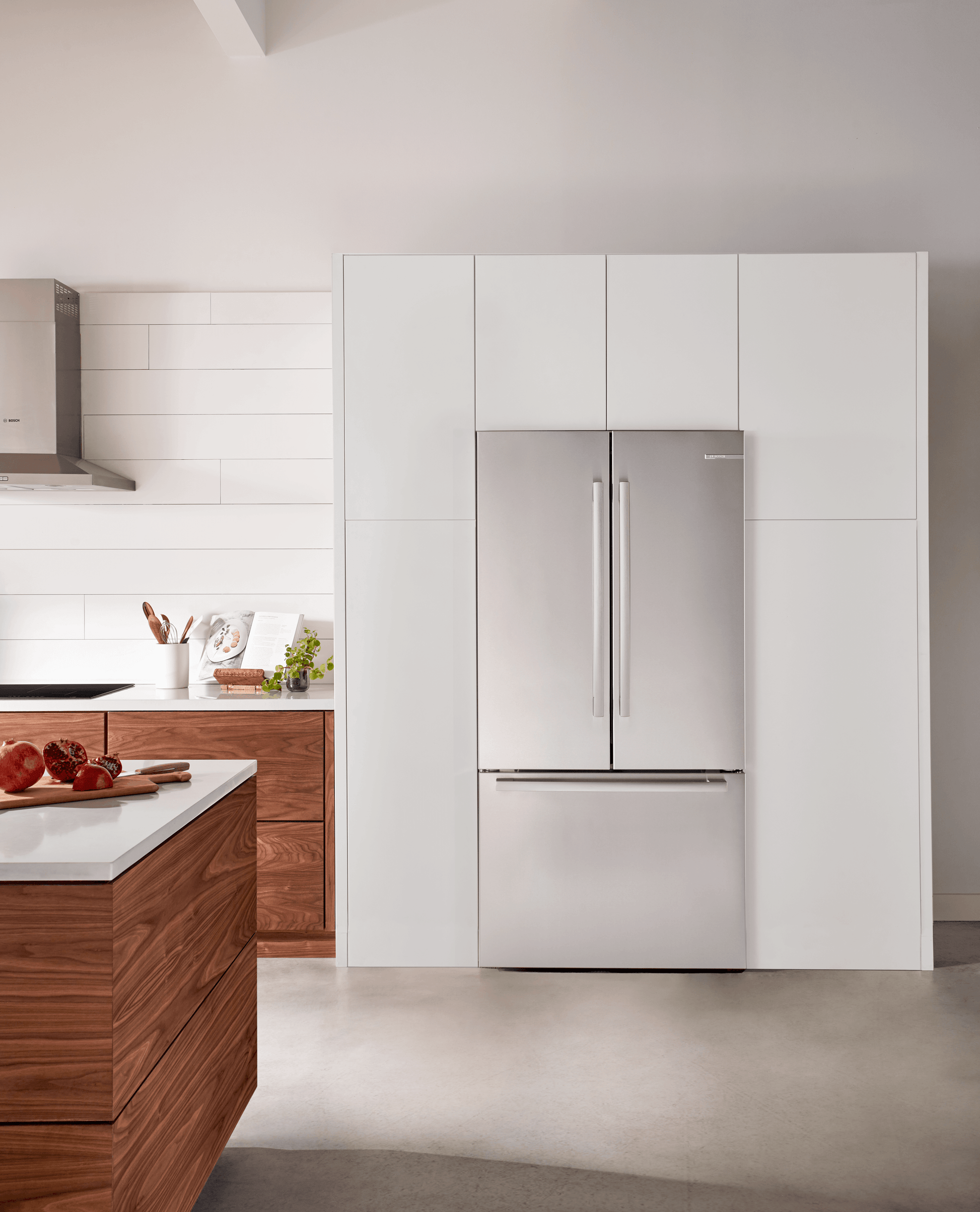 Bosch B36CT84SNS 800 Series, French Door Bottom Freezer, Multi Door, 36'', Brushed Steel (With Anti-Fingerprint)