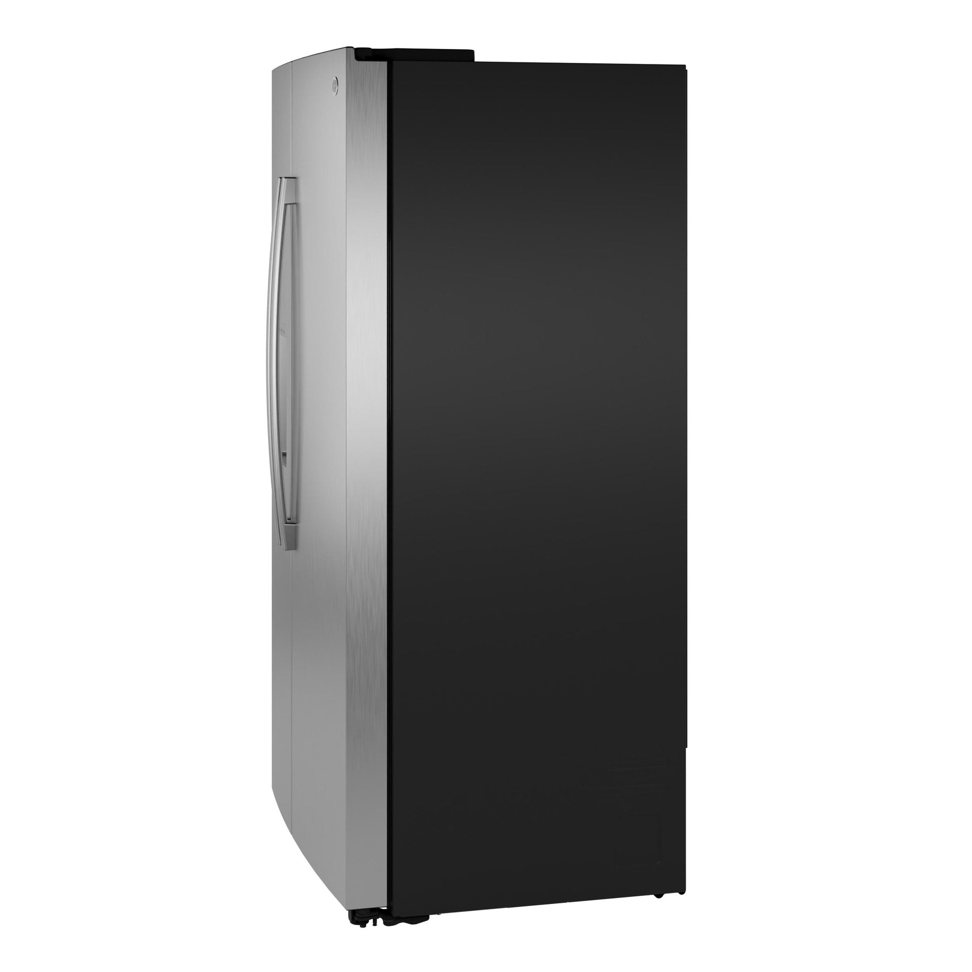Ge Appliances GZS24PYYFS Ge® 23.5 Cu. Ft. Counter-Depth Side-By-Side Refrigerator With Led Light Walls And Extra Tall Dispenser