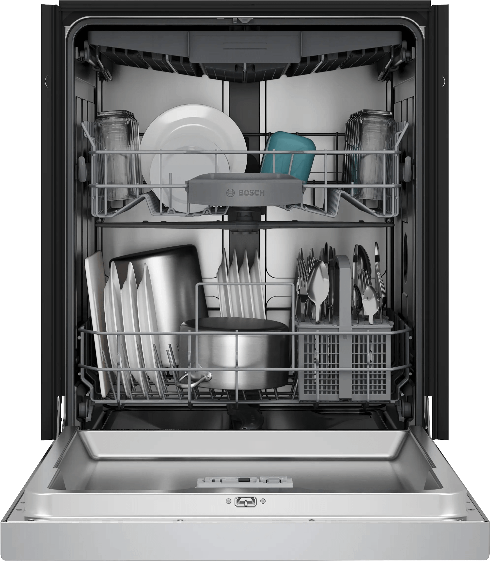 Bosch 300 Series 24" Built-In Dishwasher with 3rd Rack and AquaStop Plus - Thumbnail 3