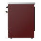 Ilve UMIB30NR3BUB Ilve Umib30Nr3Bub Majestic Iii 30 Inch Induction Range With 4 Elements, 4 Cu. Ft. Oven Capacity (Triple Glass Door, Burgundy, Burnished)