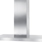 Miele DA4248VDSS Da 4248 V D Puristic Varia Stainless Steel - Island DéCor Hood With Energy-Efficient Led Lighting And Backlit Controls For Easy Use.