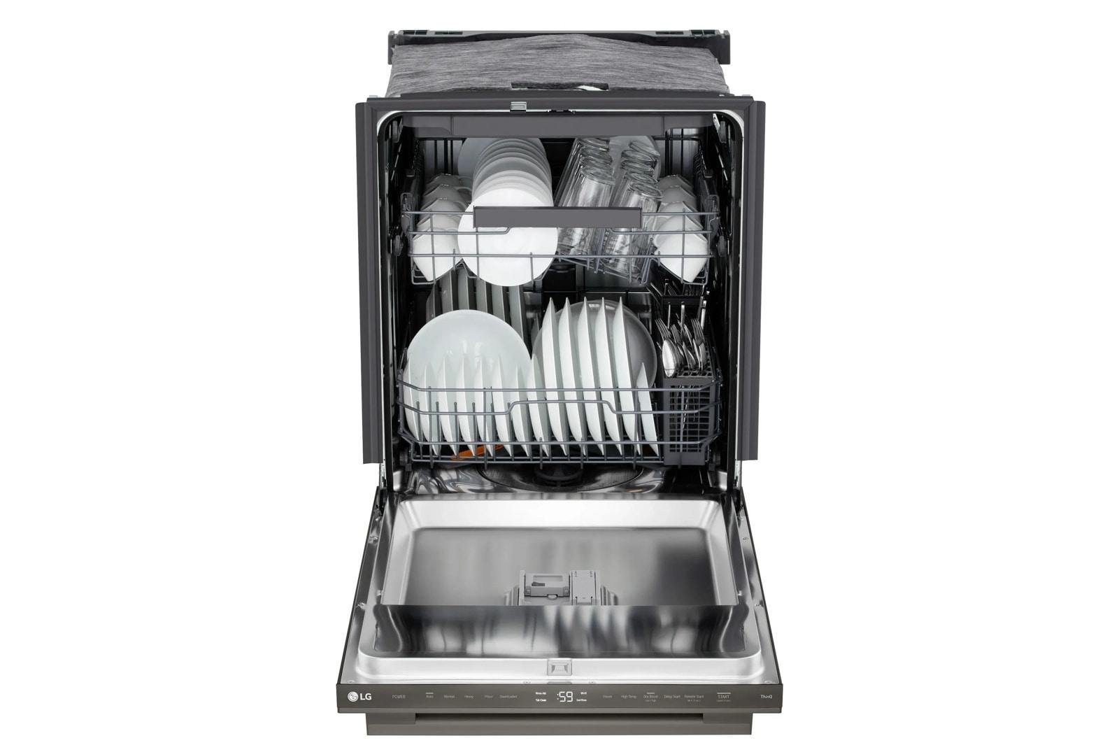 Lg LDNTM545D Smart Flushfit™ Top Control Dishwasher With 1-Hour Wash & Dry, Quadwash® Pro, And Dynamic Heat Dry™ W/Autovent Dry™