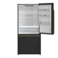 Forno FFFFD178531BLK Forno Milano Espresso 31-Inch Bottom Freezer Refrigerator, Black, 17.2 Cu.Ft Capacity, Energy Efficient