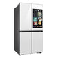 Samsung RF29DB990012 Bespoke 4-Door Flex™ Refrigerator (29 Cu. Ft.) With Ai Family Hub+™ And Ai Vision Inside™ In White Glass