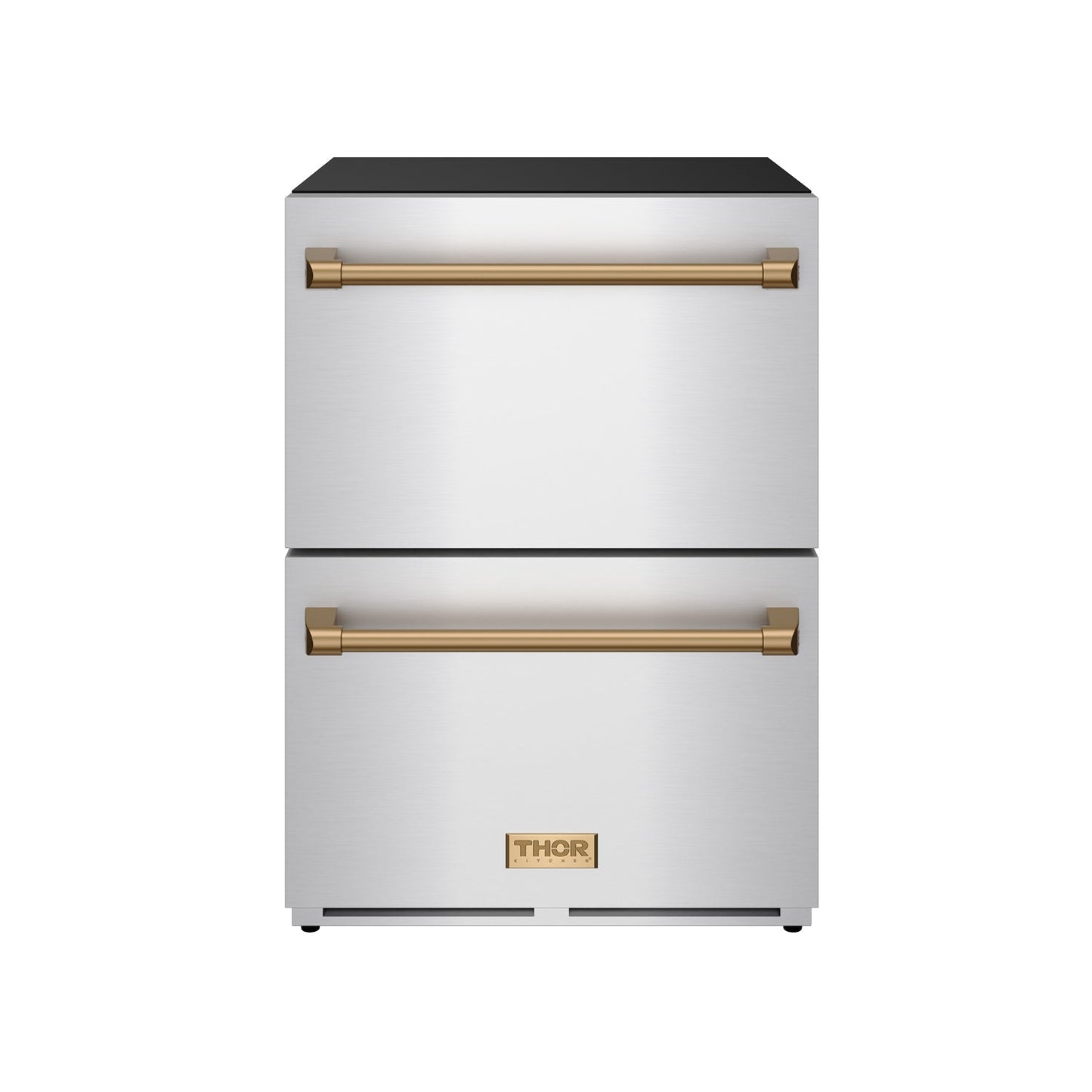Thor Kitchen RF24UBRZ 24 Inch Undercounter Built-In Or Freestanding Drawer Refrigerator - Stainless Steel/Bronze Gordon Ramsay Series
