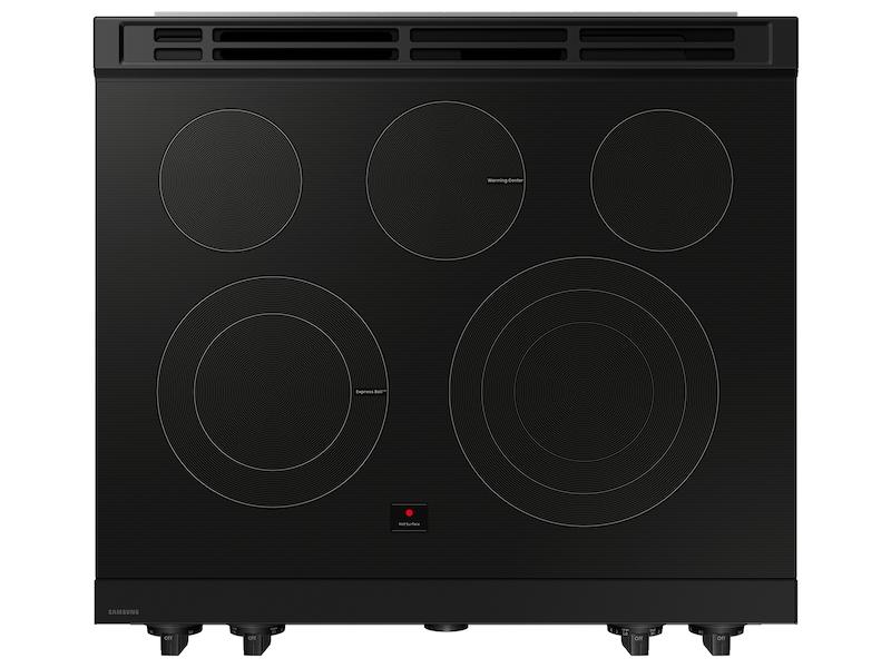 Samsung NSE6DG8700SR Bespoke 6.3 Cu. Ft. Smart Slide-In Electric Range With Smart Oven Camera & Illuminated Precision Knobs In Stainless Steel