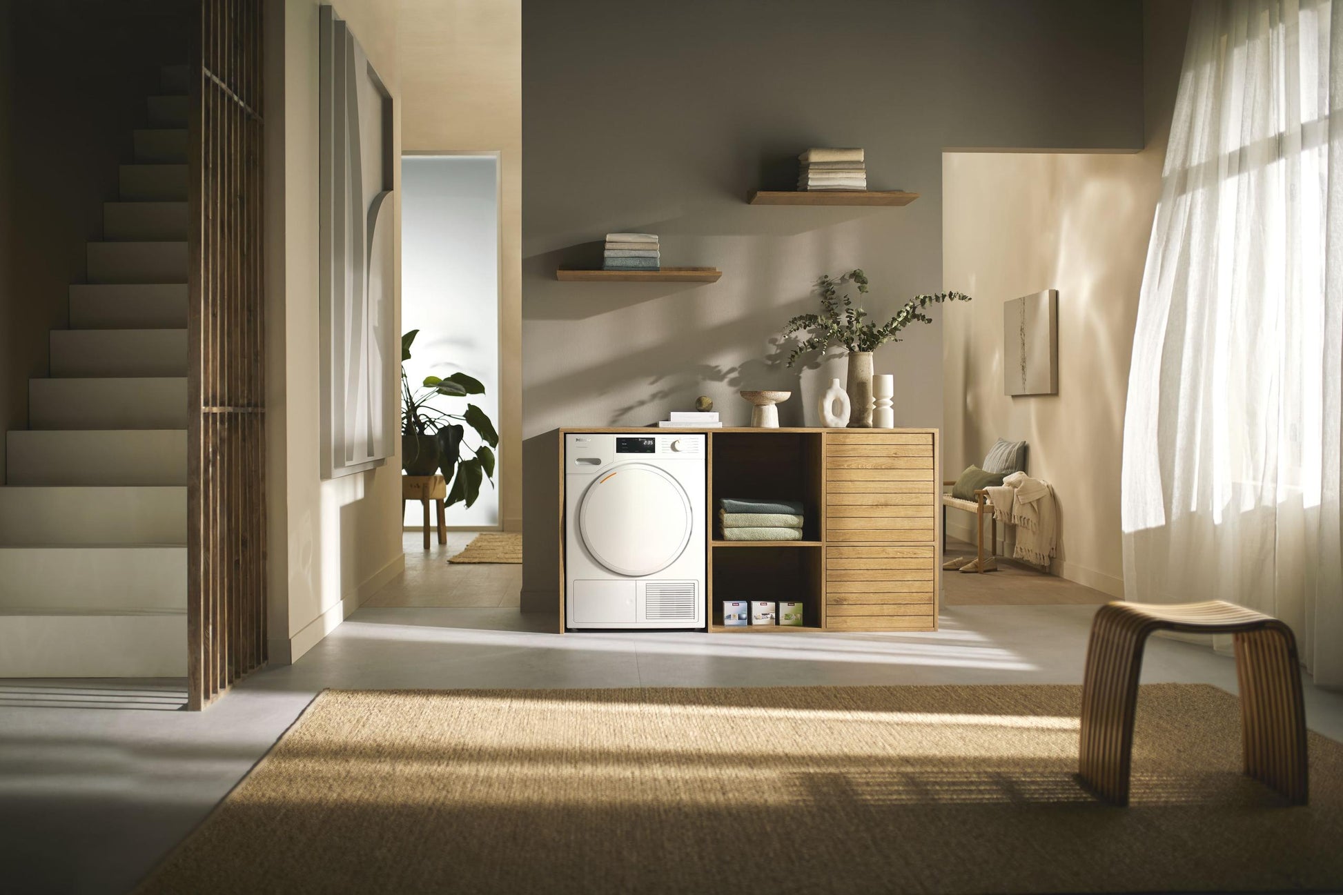 Miele TXD160WP Txd160Wp Lotus White - T1 Heat-Pump Dryer: 18 Lb Directsensor Honeycomb Drum Fragrancedos Miele@Home Ecodry