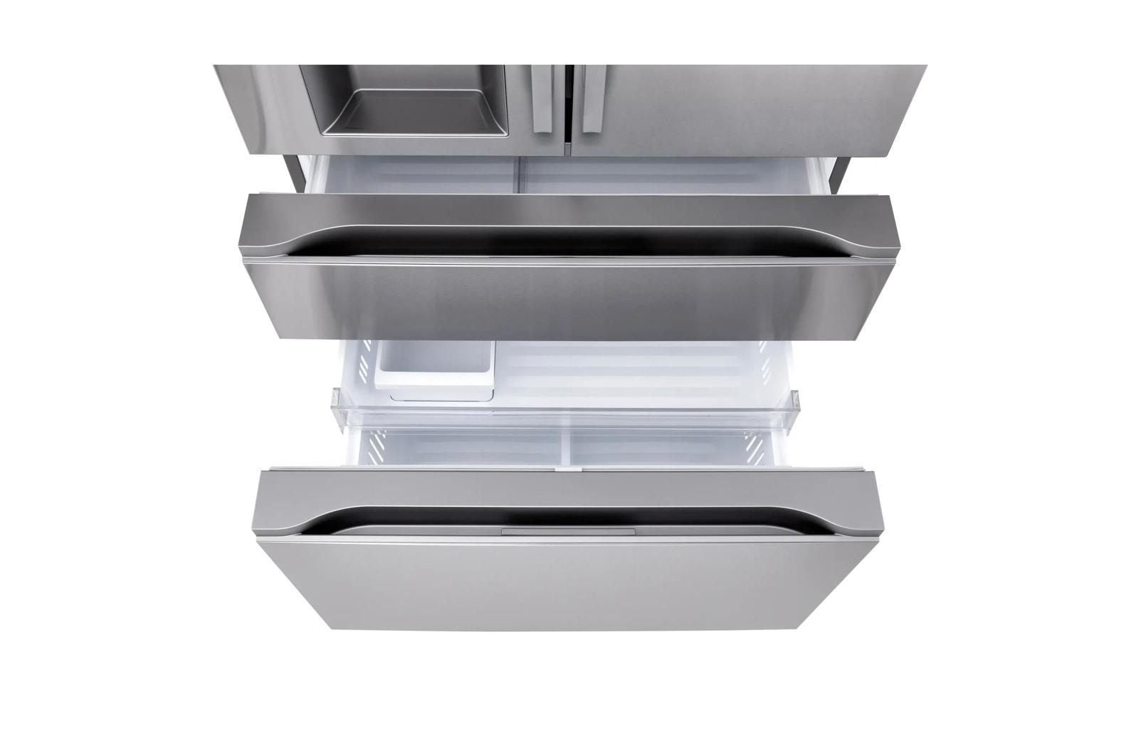Lg LF29N8330S 29 Cu. Ft. Smart Standard-Depth Max™ 4-Door French Door Refrigerator With Full-Convert Drawer™