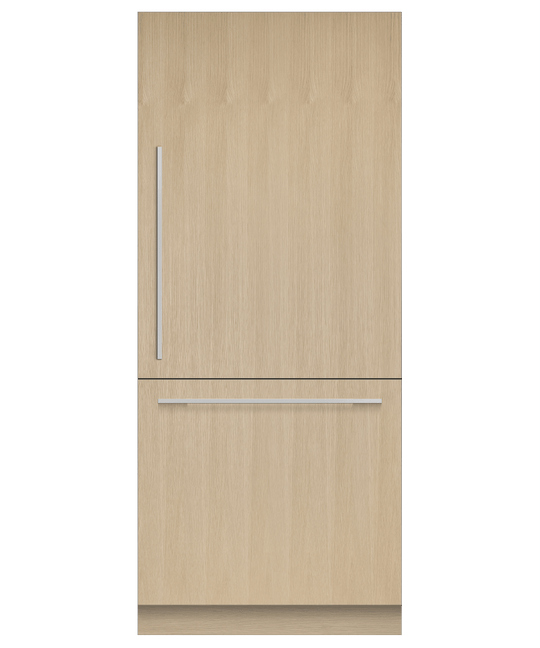 Fisher & Paykel RS3684WRUVE1 Integrated Refrigerator Freezer, 36", 19,2 Cu Ft, Ice & Water