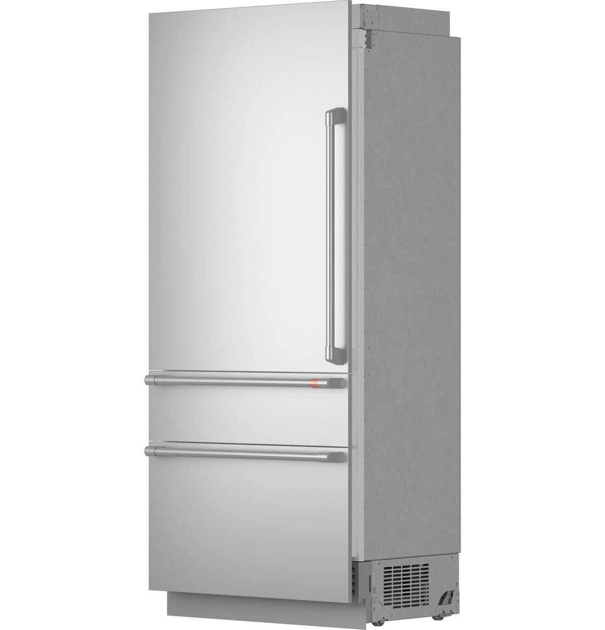 Cafe CIC36LK6ZII Cafe™ 36" Panel-Ready Integrated Bottom-Freezer Refrigerator - Left Swing