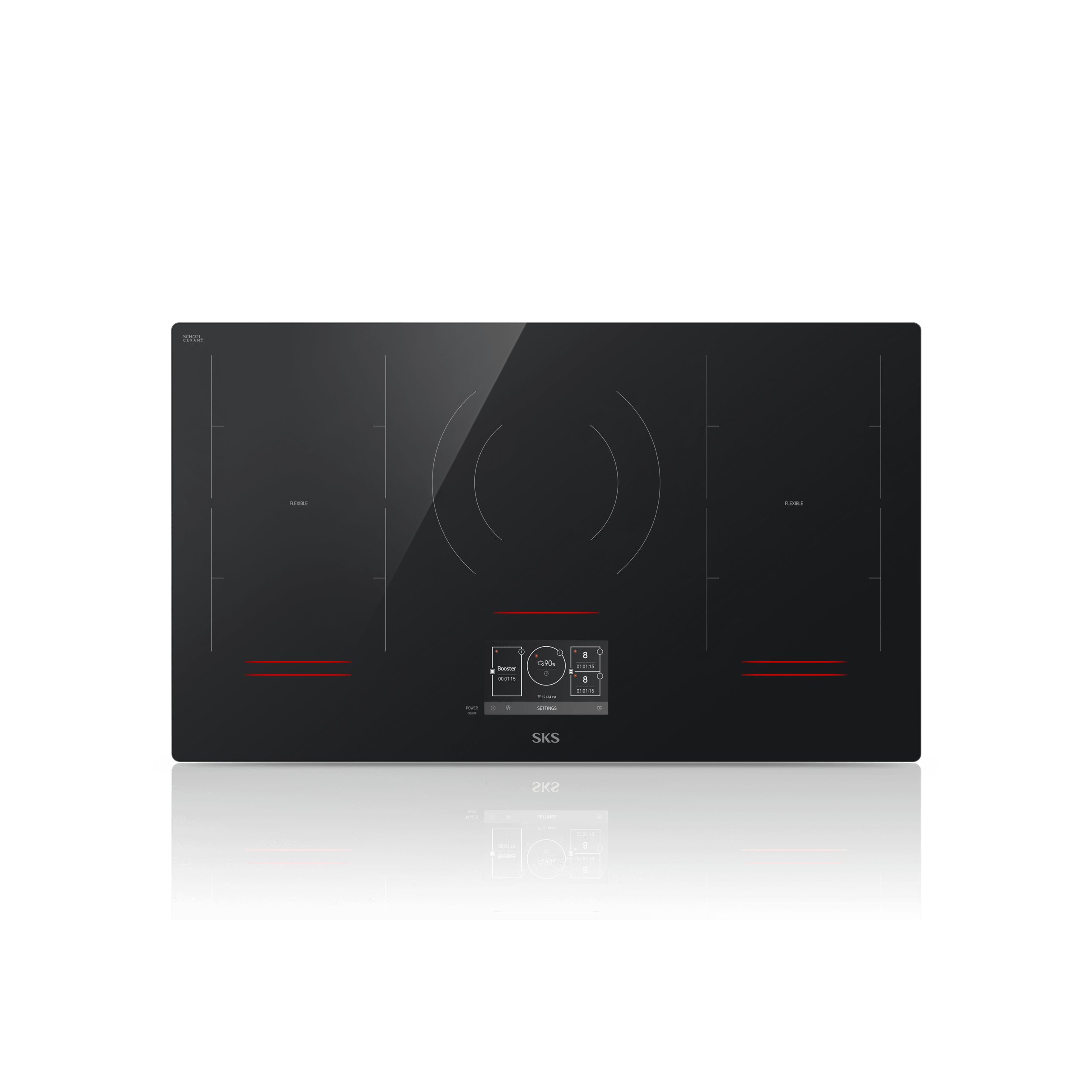 Sks SKSIT3611GE 36-Inch Flex Induction Cooktop