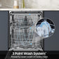 Samsung DW70H83YEUR Dishwasher With 3 Point Wash System Autorelease™ Door 3Rd Rack 48 Dba