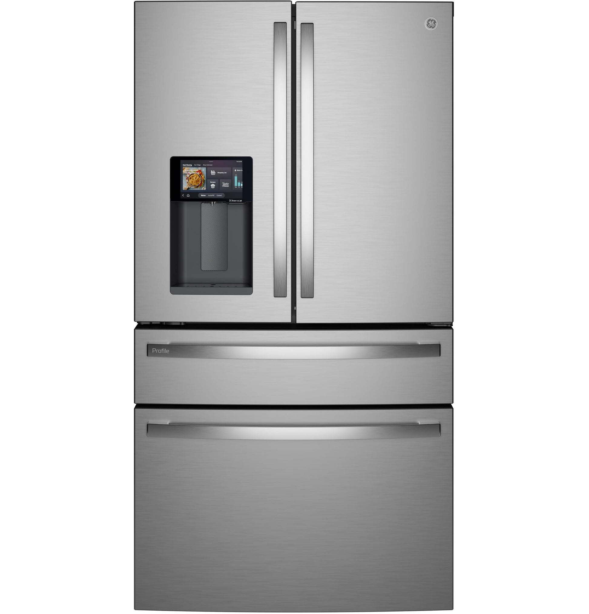 Ge Appliances PVD28HYYFS Ge Profile™ Energy Star® 27.9 Cu. Ft. Smart 4-Door French-Door Refrigerator With Kitchen Assistant™