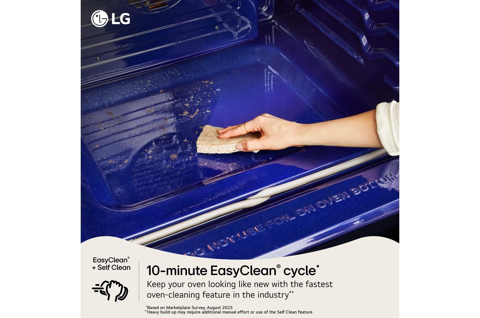 Lg LDEL7324YE 7.3 Cu. Ft. Smart Electric Double Oven Freestanding Range With Probake Convection®, Air Fry & Air Sous Vide