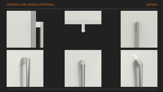 Fulgor Milano F4HKDIST30BM Distinto Handle Kit