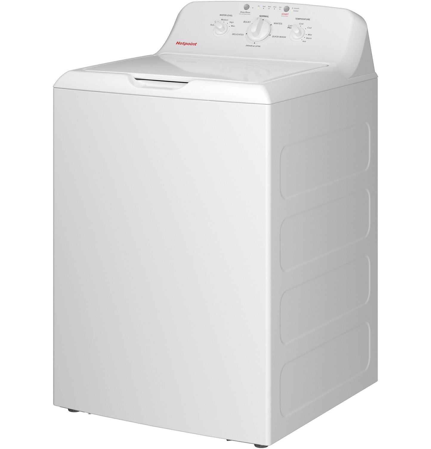 Hotpoint HTW265ASWWW Hotpoint® 4.0 Cu. Ft. Capacity Washer With Stainless Steel&#X00A0;Basket,Cold&#X00A0;Plus And Water Level&#X00A0;Control&#X200B;