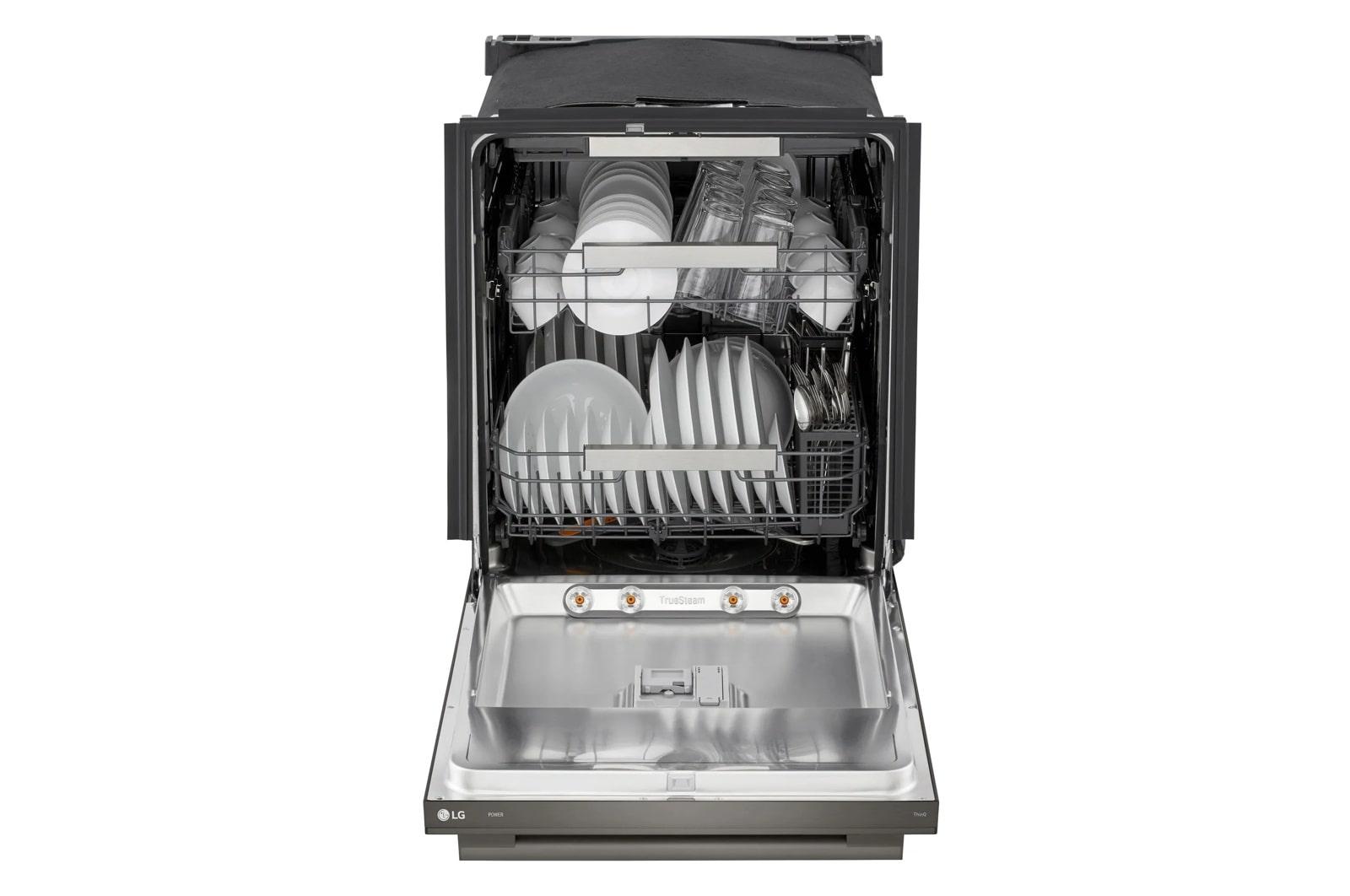 Lg LDNTH753D Smart Flushfit™ Top Control Dishwasher With 1-Hour Wash & Dry, Quadwash® Pro, Truesteam® And Dynamic Heat Dry™ W/Autovent Dry™