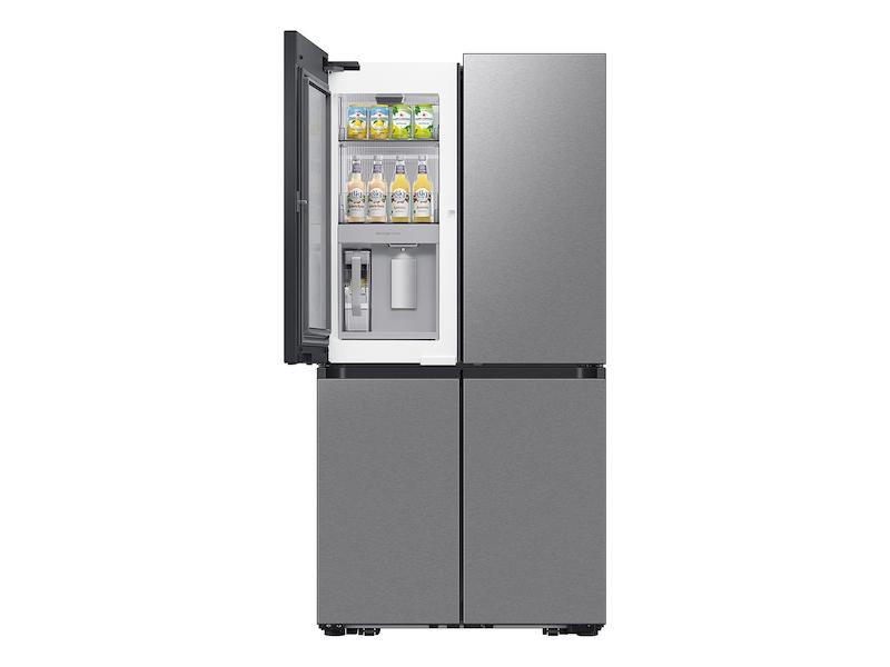 Samsung RF23DB9700QL Bespoke Counter Depth 4-Door Flex™ Refrigerator (23 Cu. Ft.) With Beverage Zone™ And Auto Open Door In Stainless Steel